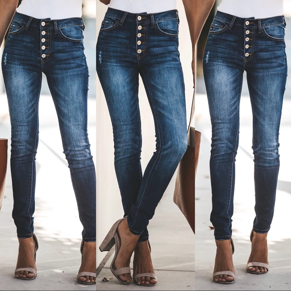 1 LEFT SALE‼️Nash Button up Skinnies - Picture 5 of 8